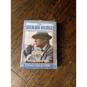 Sherlock Holmes Feature Film Collection 5 DVD Set Jeremy Brett MPI Granada